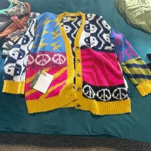 Mother Denim Alpaca Cardigan Medium